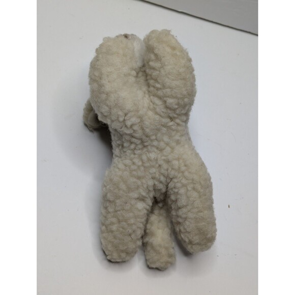 Steiff Lamb Stuffed Plush Mini 7in Sheep Laying Lying 5668/16 Tag In Ear - Picture 7 of 10